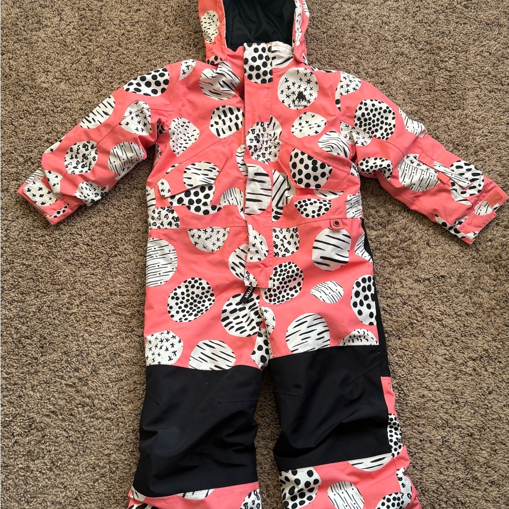Burton Coral and Black Snowsuit